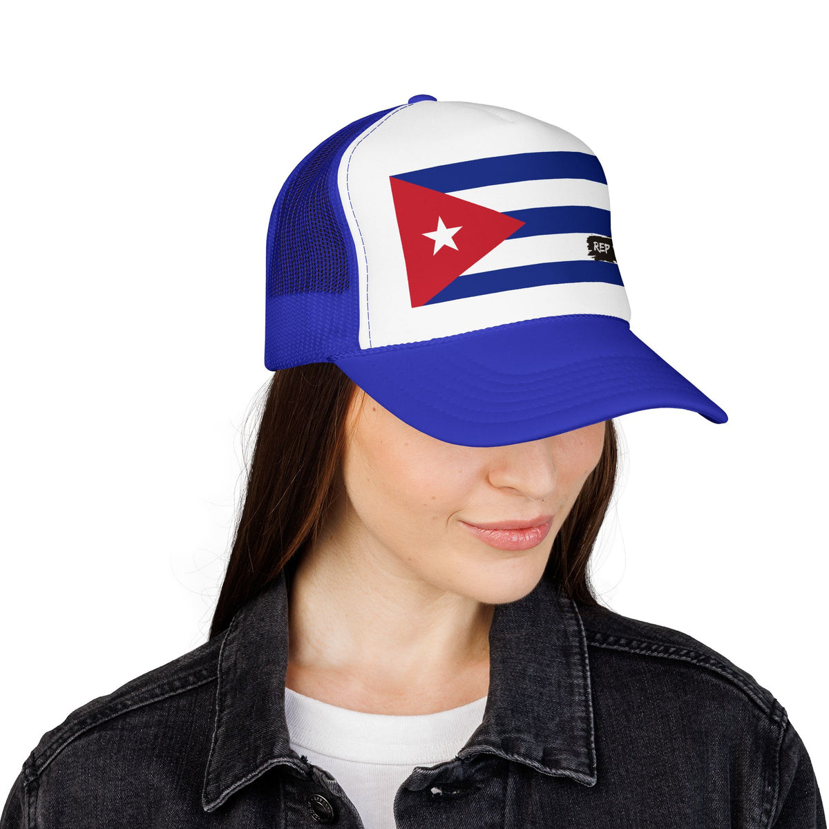 Cuba Flag Foam Trucker Hat | Cuban Pride Snapback Cap | Rep Ya Flag - Rep Ya Flag