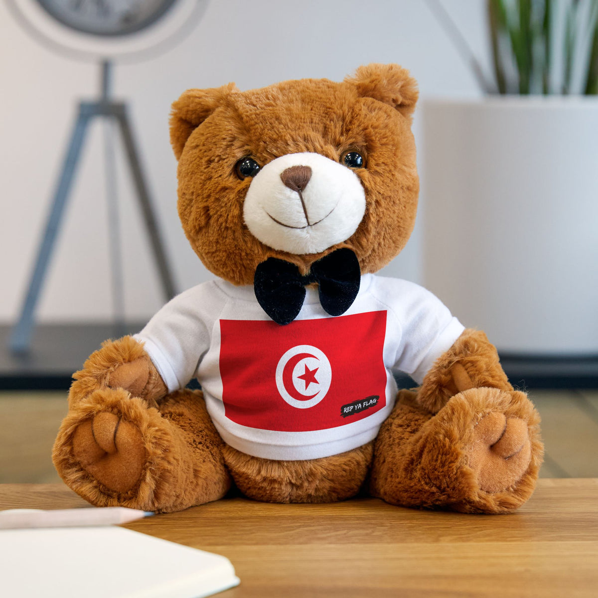 Tunisia Flag Teddy Bear Plush – Tunisian Heritage Gift