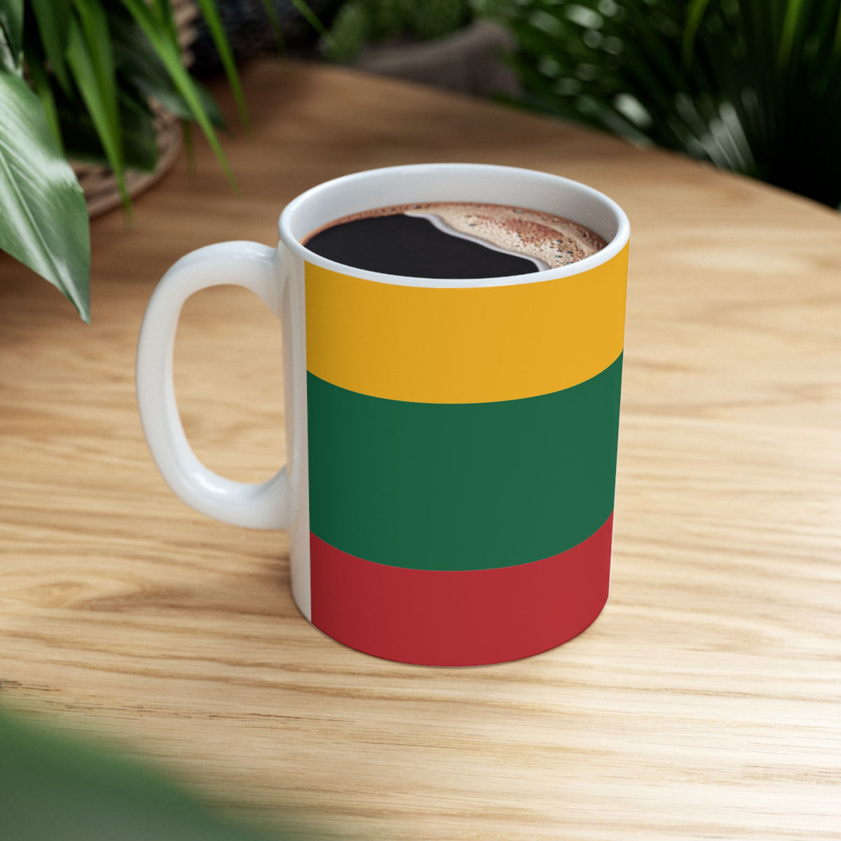 Lithuania Flag Coffee Tea Mug 11oz 15oz | Rep Ya Flag Ceramic Mug - Rep Ya Flag