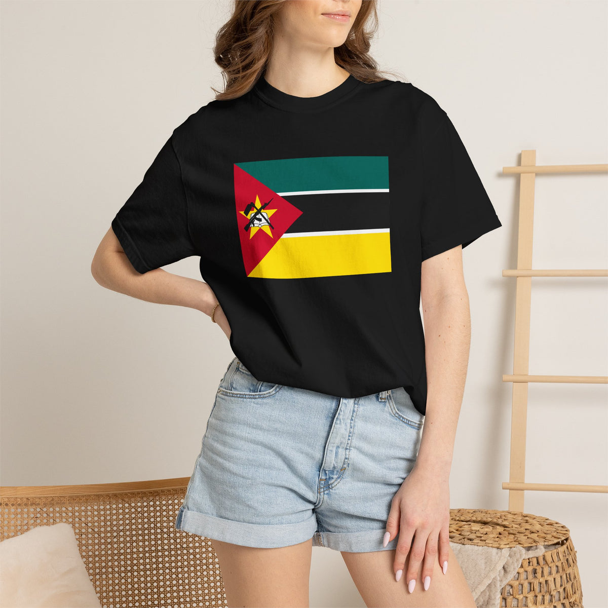 Mozambique Flag T Shirt | Mozambican Heritage Shirt S–4XL | Rep Ya Flag - Rep Ya Flag