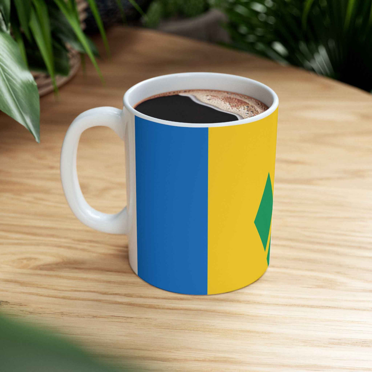 Saint Vincent and the Grenadines Flag Coffee Tea Mug 11oz 15oz | Rep Ya Flag Ceramic Mug