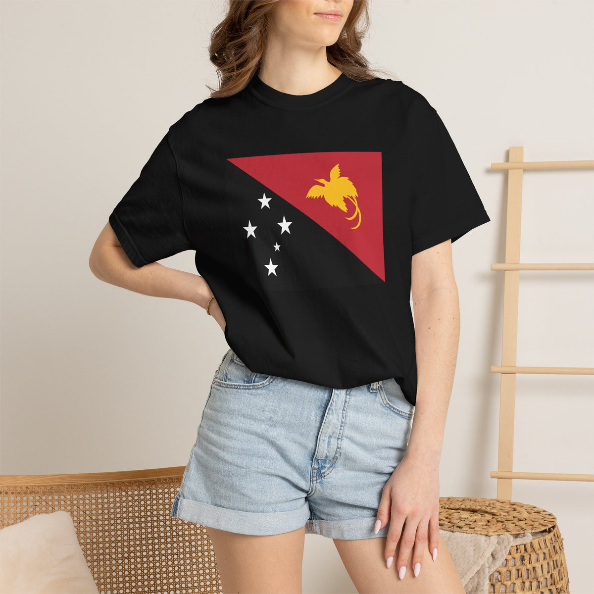 Papua New Guinea Flag T Shirt | Papua New Guinean Heritage Shirt S–4XL | Rep Ya Flag - Rep Ya Flag