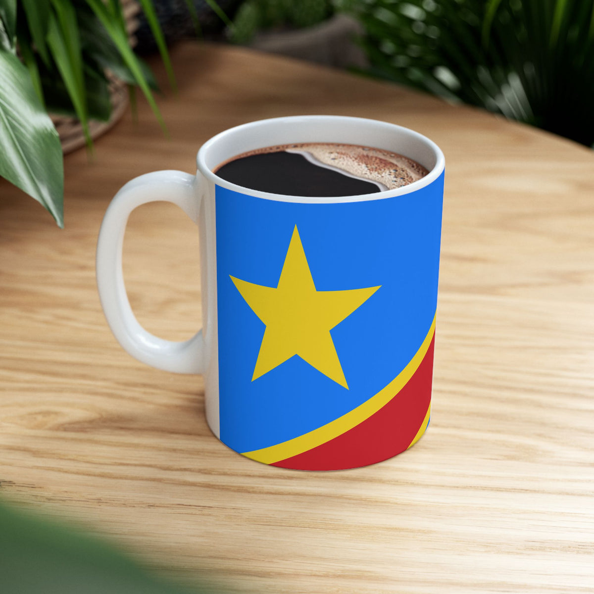 Democratic Republic of the Congo Flag Coffee Tea Mug 11oz 15oz | Rep Ya Flag Ceramic Mug - Rep Ya Flag