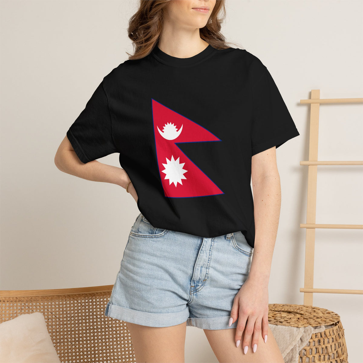 Nepal Flag T Shirt | Nepali Heritage Shirt S–4XL | Rep Ya Flag - Rep Ya Flag