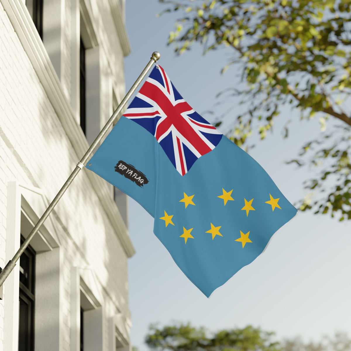 Tuvalu Flag Double Sided Outdoor Garden Banner