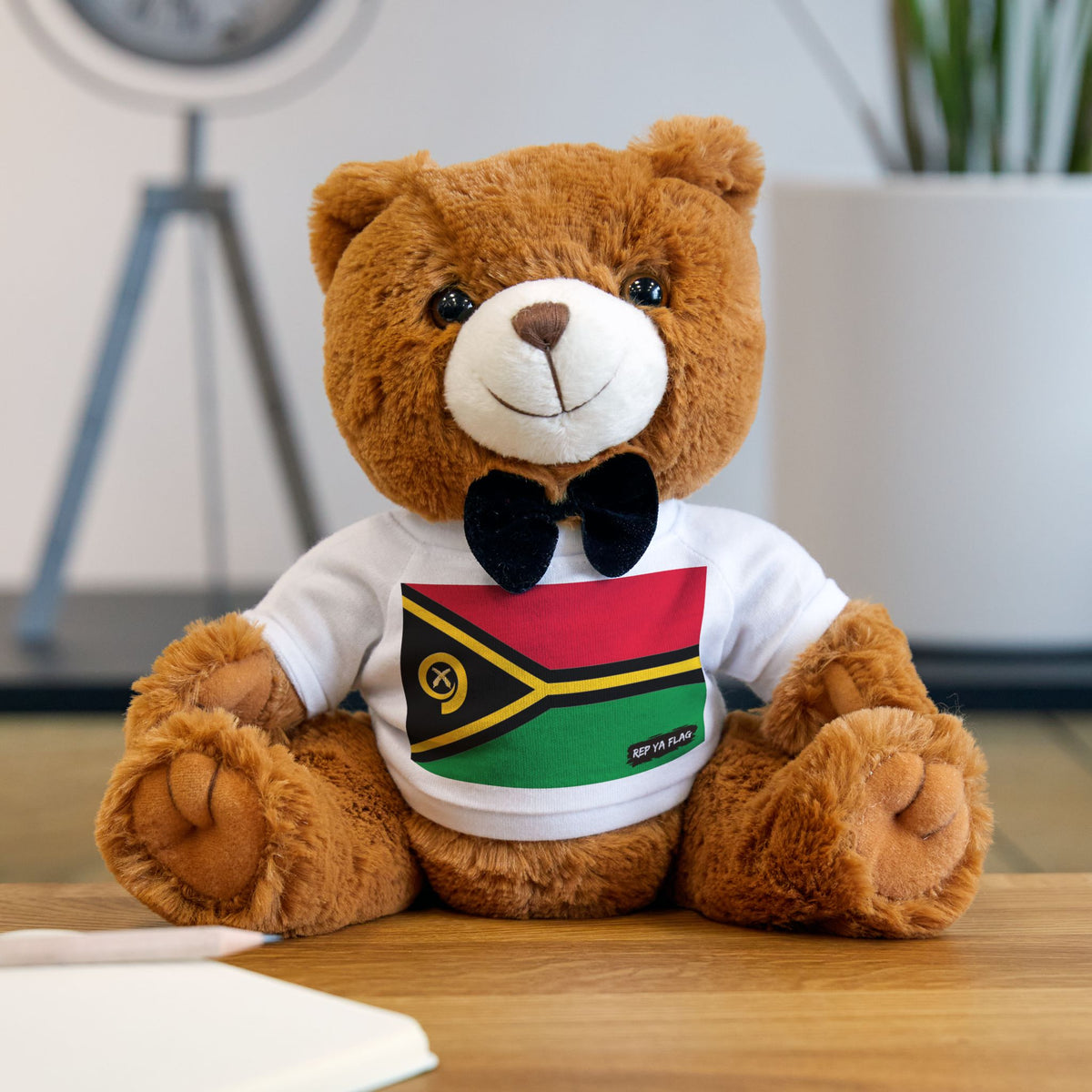 Vanuatu Teddy Bear – Vanuatu Flag Plush Heritage Keepsake