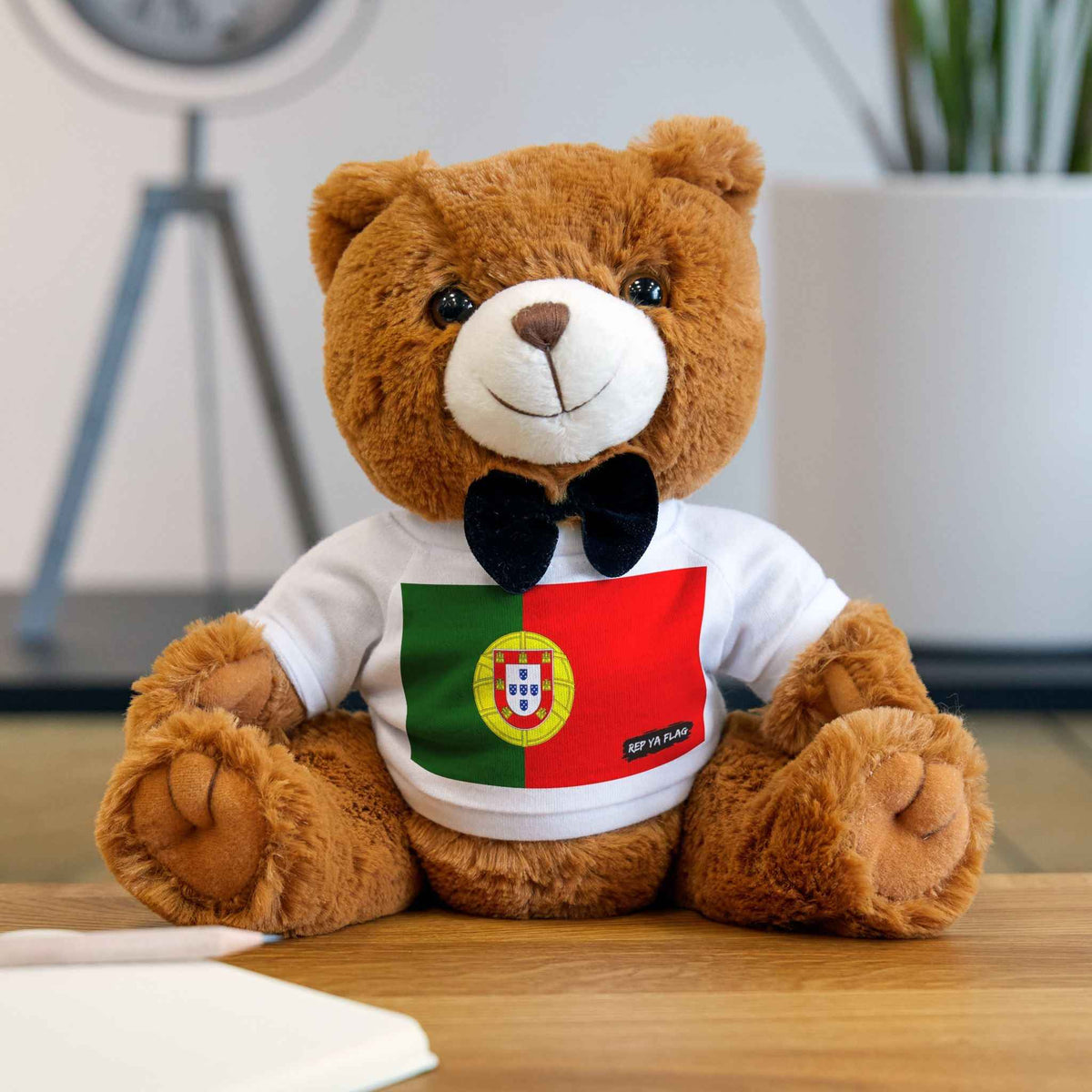 Portugal Flag Teddy Bear | Portuguese Heritage Plush Gift | Rep Ya Flag