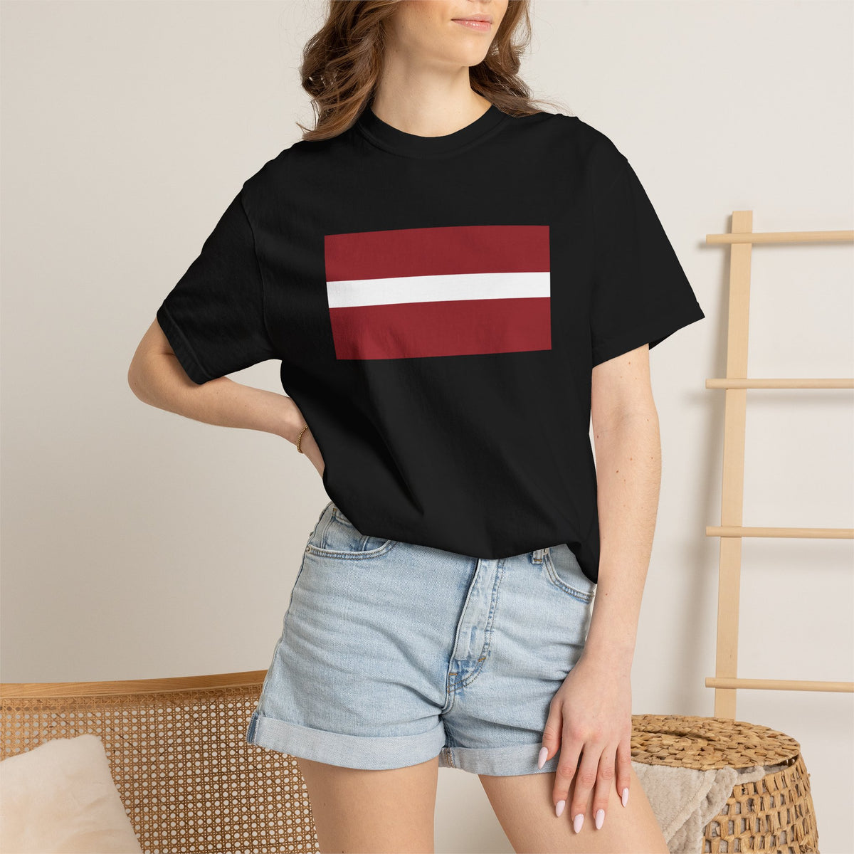 Latvia Flag T Shirt | Latvian Heritage Shirt S–4XL | Rep Ya Flag - Rep Ya Flag