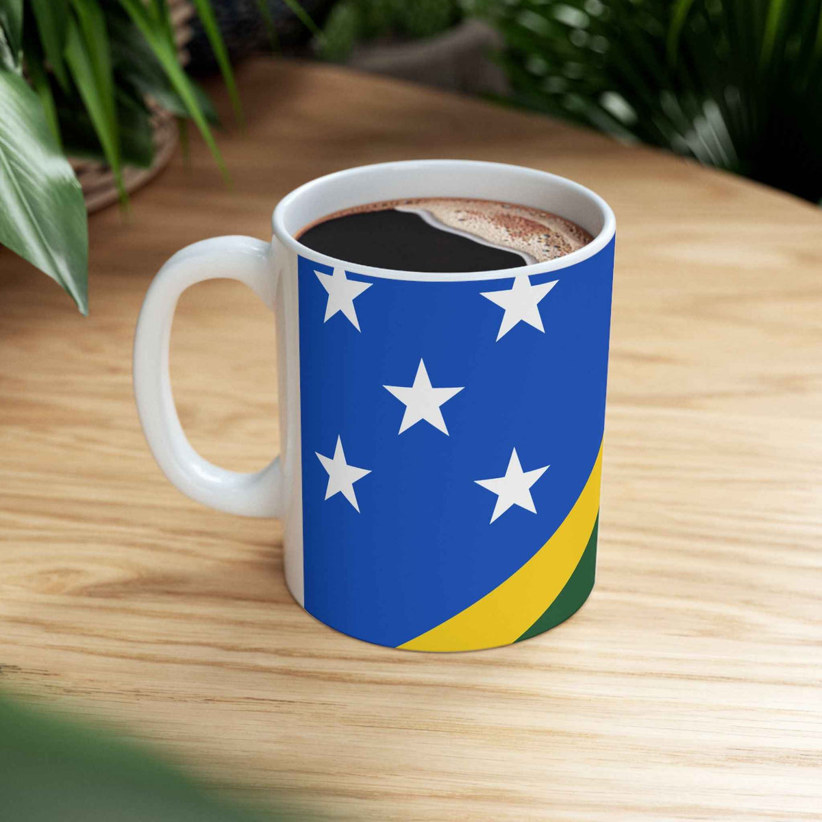 Celebrate Your Heritage with the Solomon Islands Flag Coffee Mug