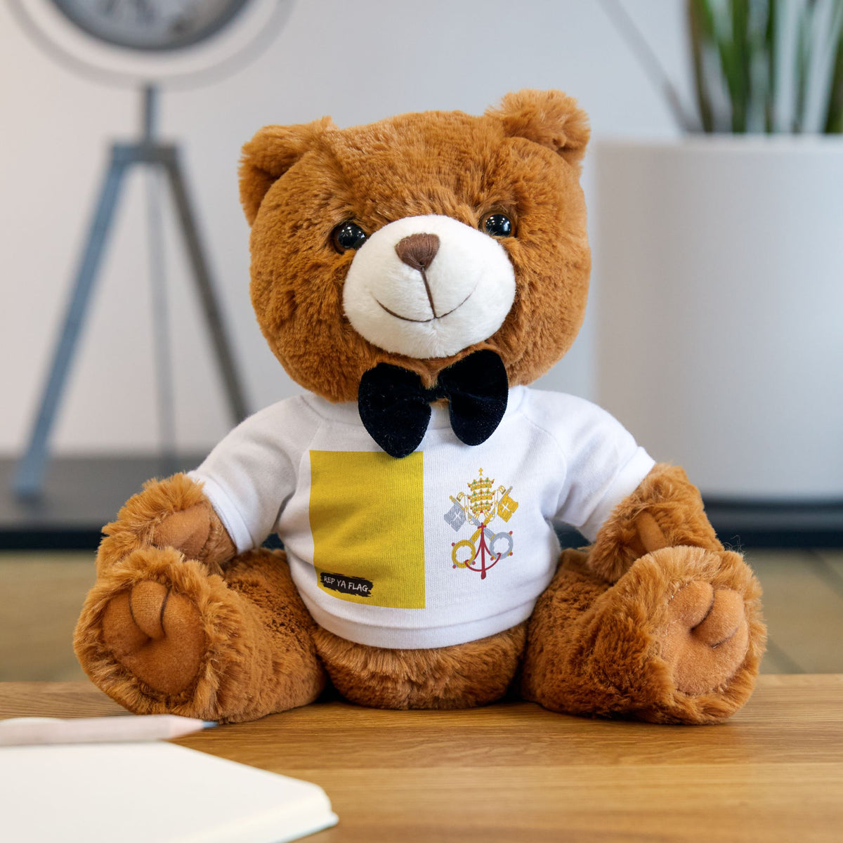 Vatican City Teddy Bear – Vatican Flag Catholic Keepsake