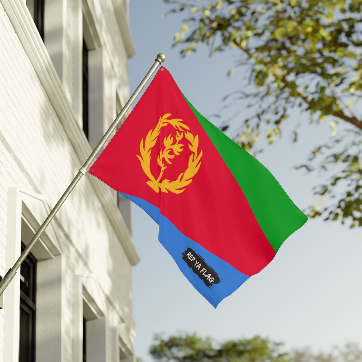 Eritrea Flag Garden Banner | Double Sided Outdoor Flag | Rep Ya Flag - Rep Ya Flag