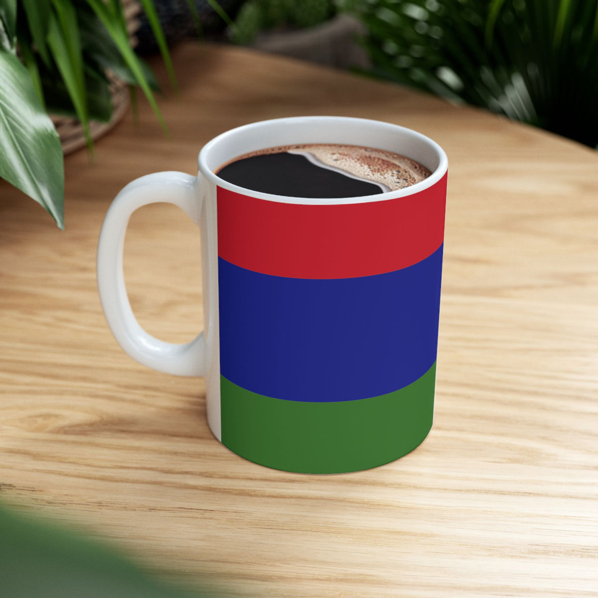 Gambia Flag Coffee Tea Mug 11oz 15oz | Rep Ya Flag Ceramic Mug - Rep Ya Flag