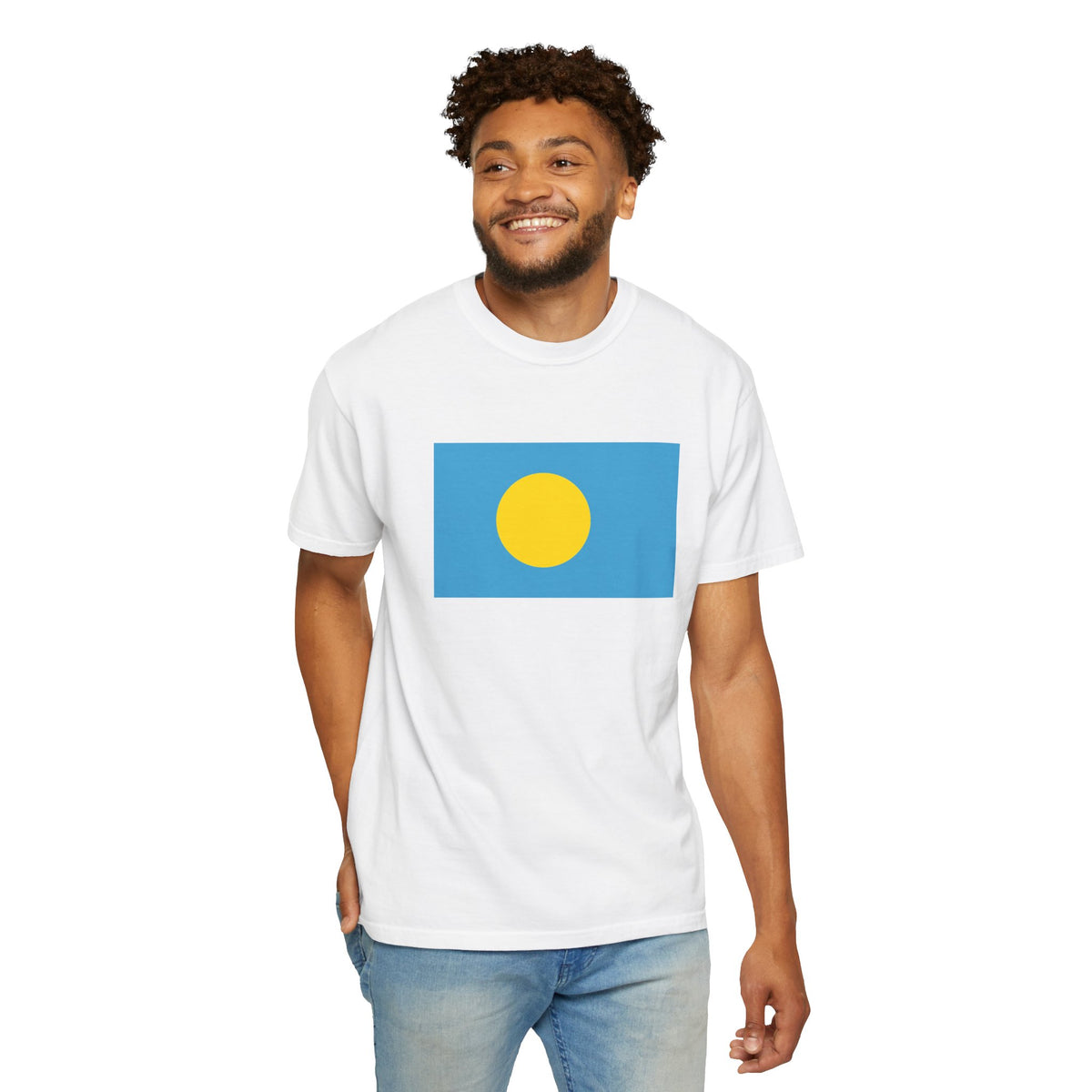 Palau Flag T Shirt | Palauan Heritage Shirt S–4XL | Rep Ya Flag - Rep Ya Flag
