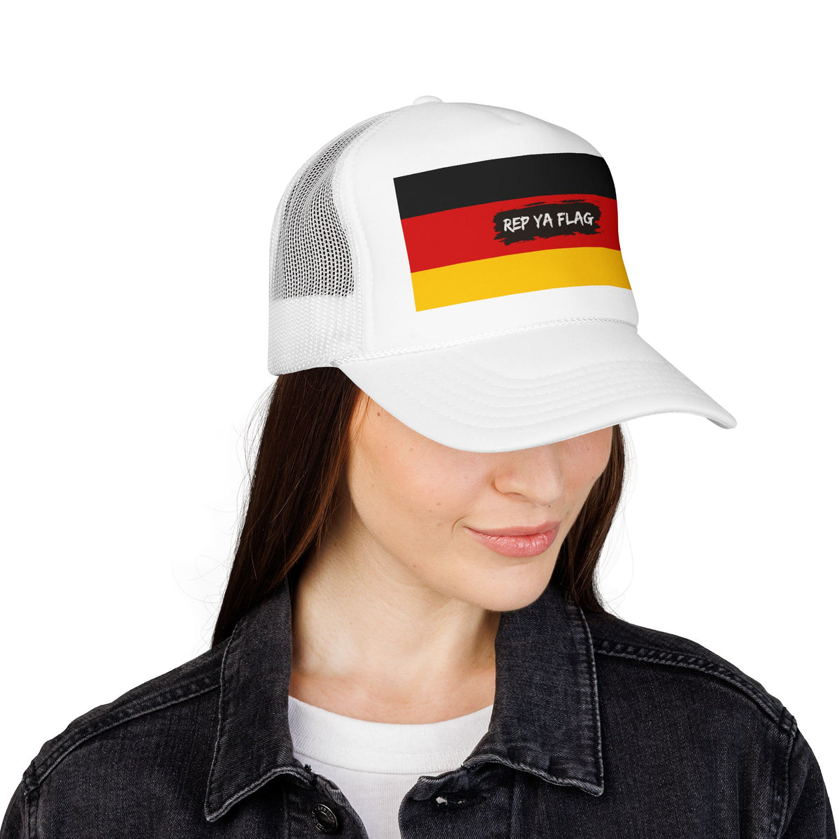 Germany Flag Foam Trucker Hat | German Pride Snapback Cap | Rep Ya Flag - Rep Ya Flag