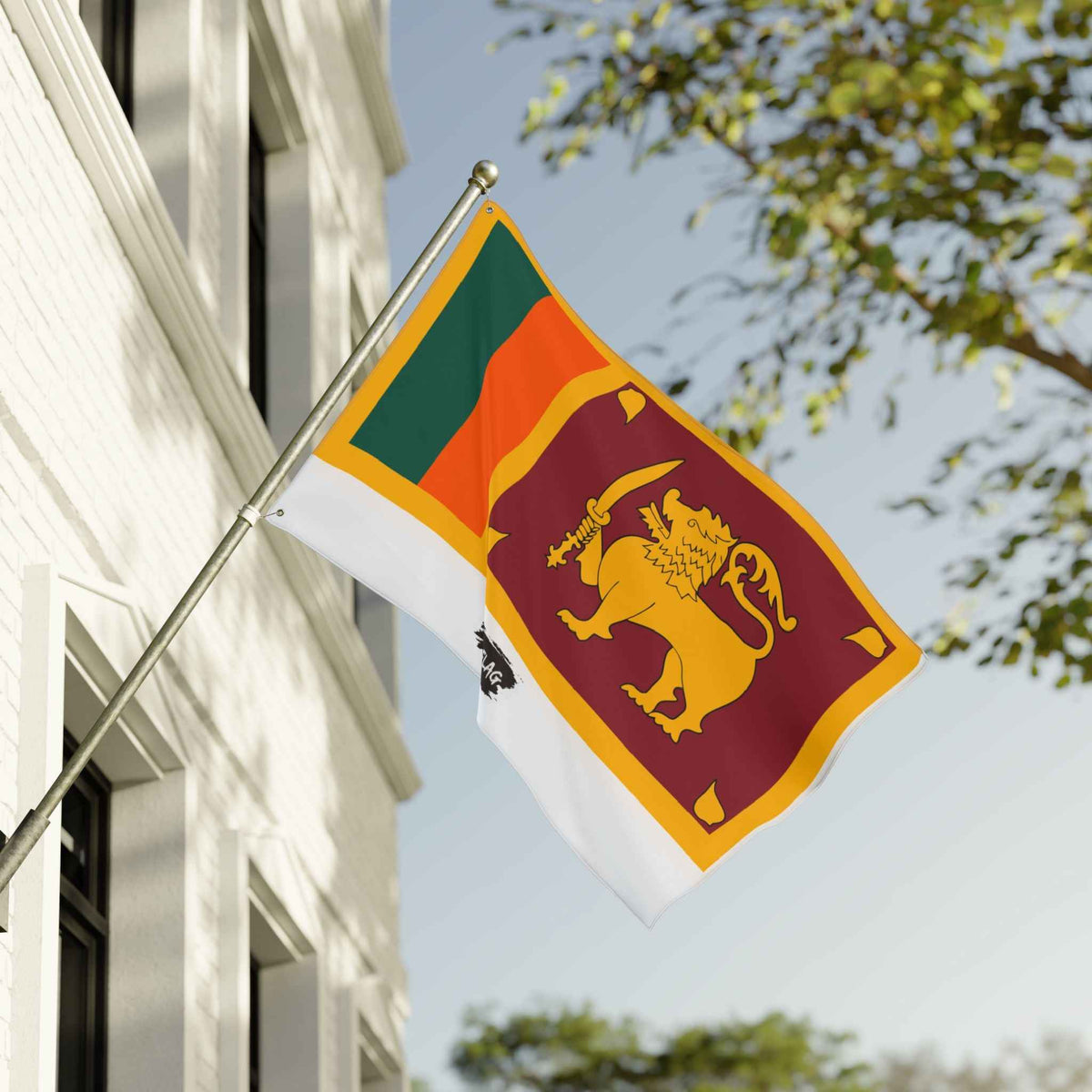 Sri Lanka Flag Garden Banner | Double-Sided Outdoor Flag | Rep Ya Flag