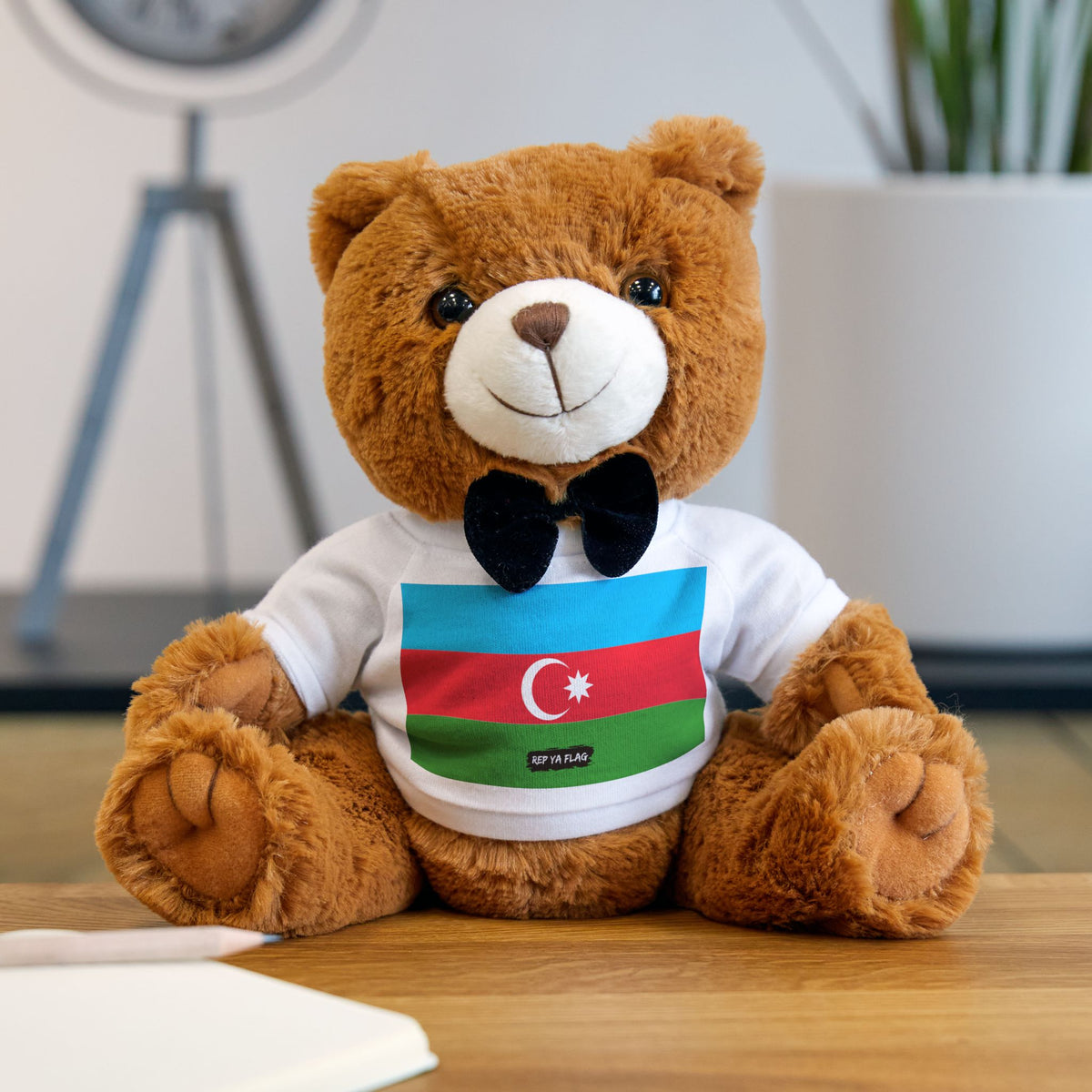 Azerbaijan Flag Teddy Bear – Azerbaijani Heritage Plush Gift