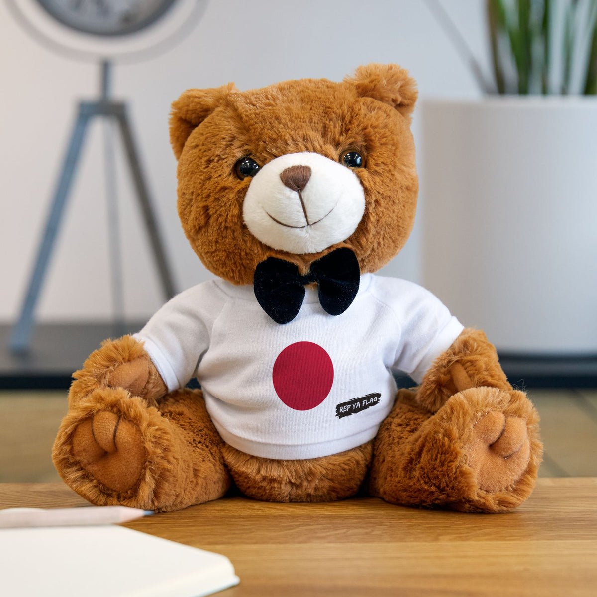 Japan Flag Teddy Bear | Japanese Heritage Plush Gift | Rep Ya Flag - Rep Ya Flag
