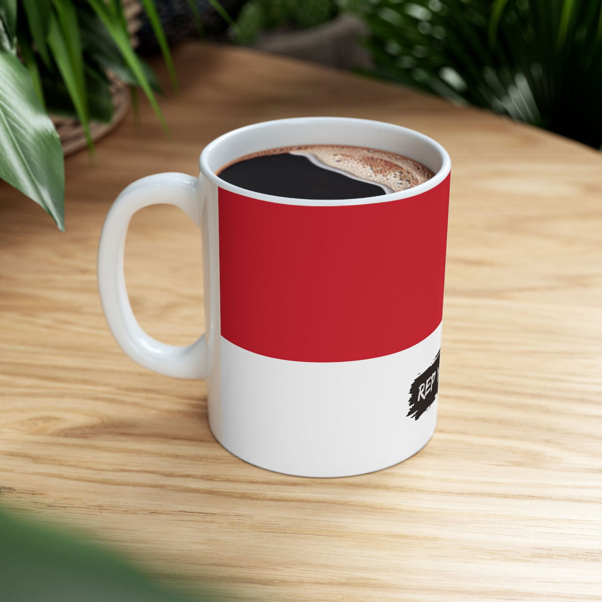 Indonesia Flag Coffee Tea Mug 11oz 15oz | Rep Ya Flag Ceramic Mug - Rep Ya Flag