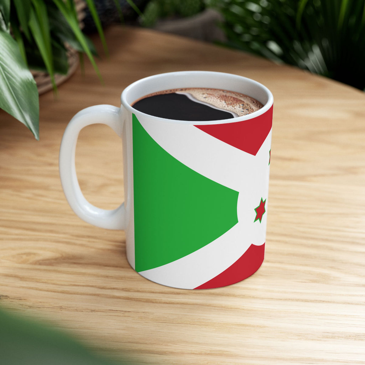Burundi Flag Coffee Tea Mug 11oz 15oz | Rep Ya Flag Ceramic Mug - Rep Ya Flag