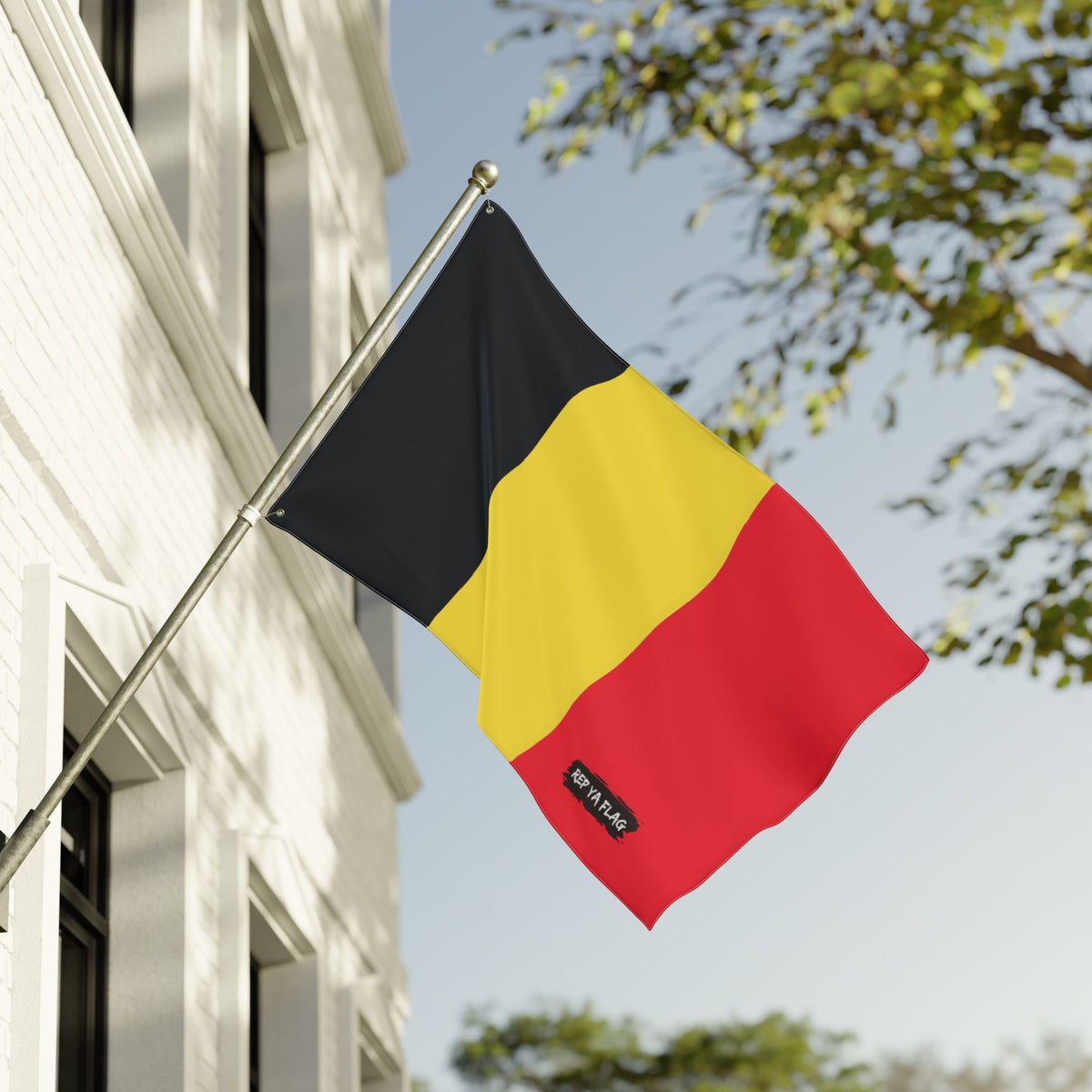 Belgium Flag Garden Banner – Double‑Sided Outdoor Flag