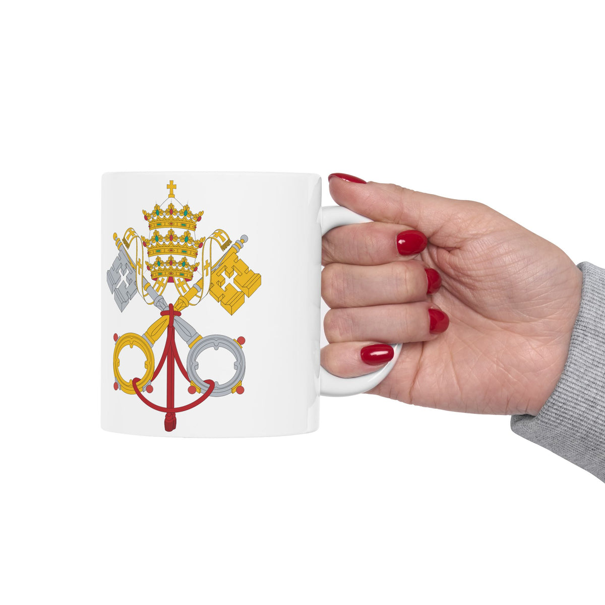 Vatican City Flag Coffee & Tea Mug – 11oz 15oz Ceramic