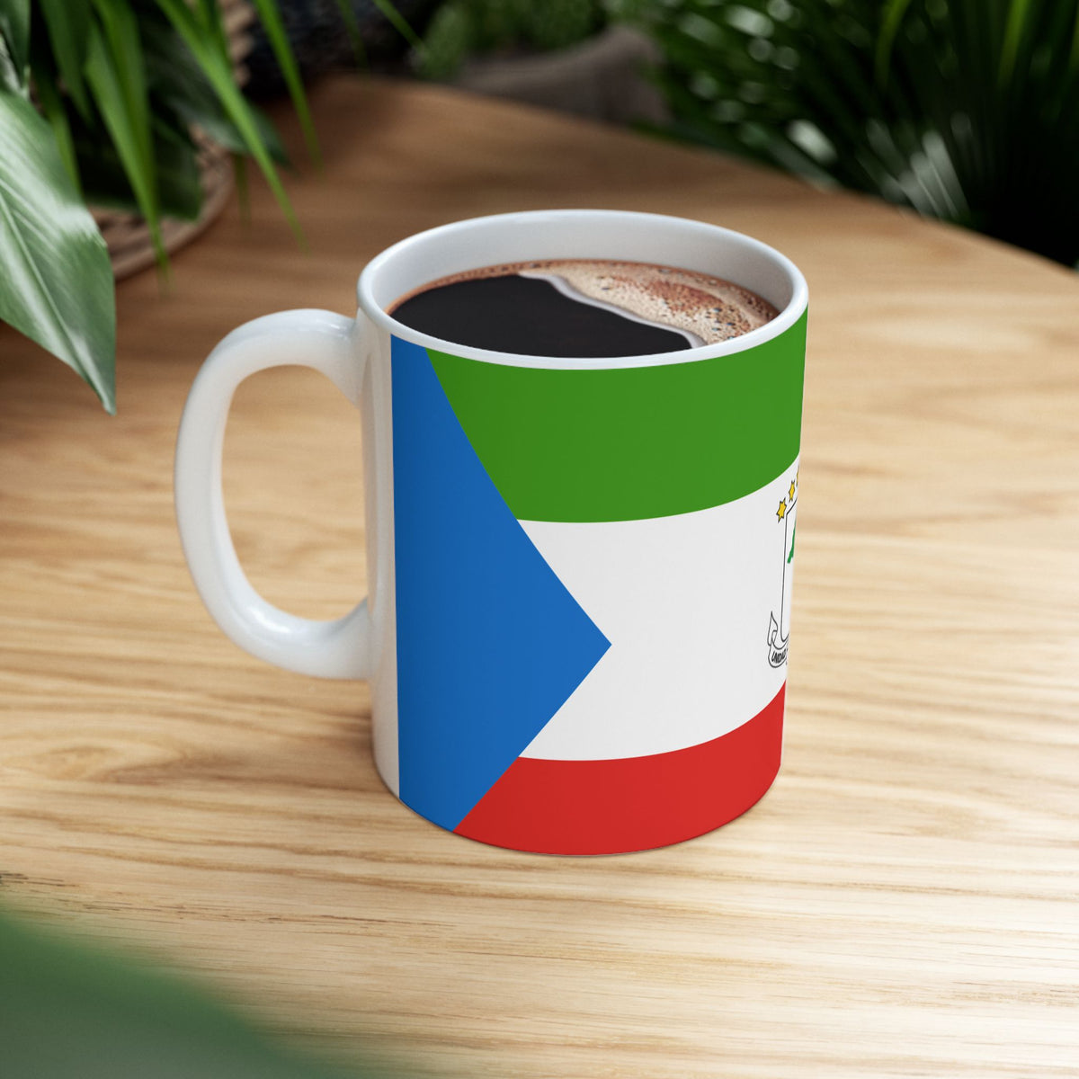 Equatorial Guinea Flag Coffee Tea Mug 11oz 15oz | Rep Ya Flag Ceramic Mug - Rep Ya Flag