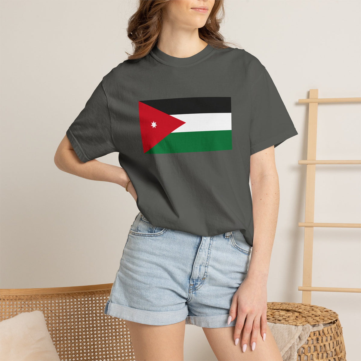 Jordan Flag T Shirt | Jordanian Heritage Shirt S–4XL | Rep Ya Flag - Rep Ya Flag