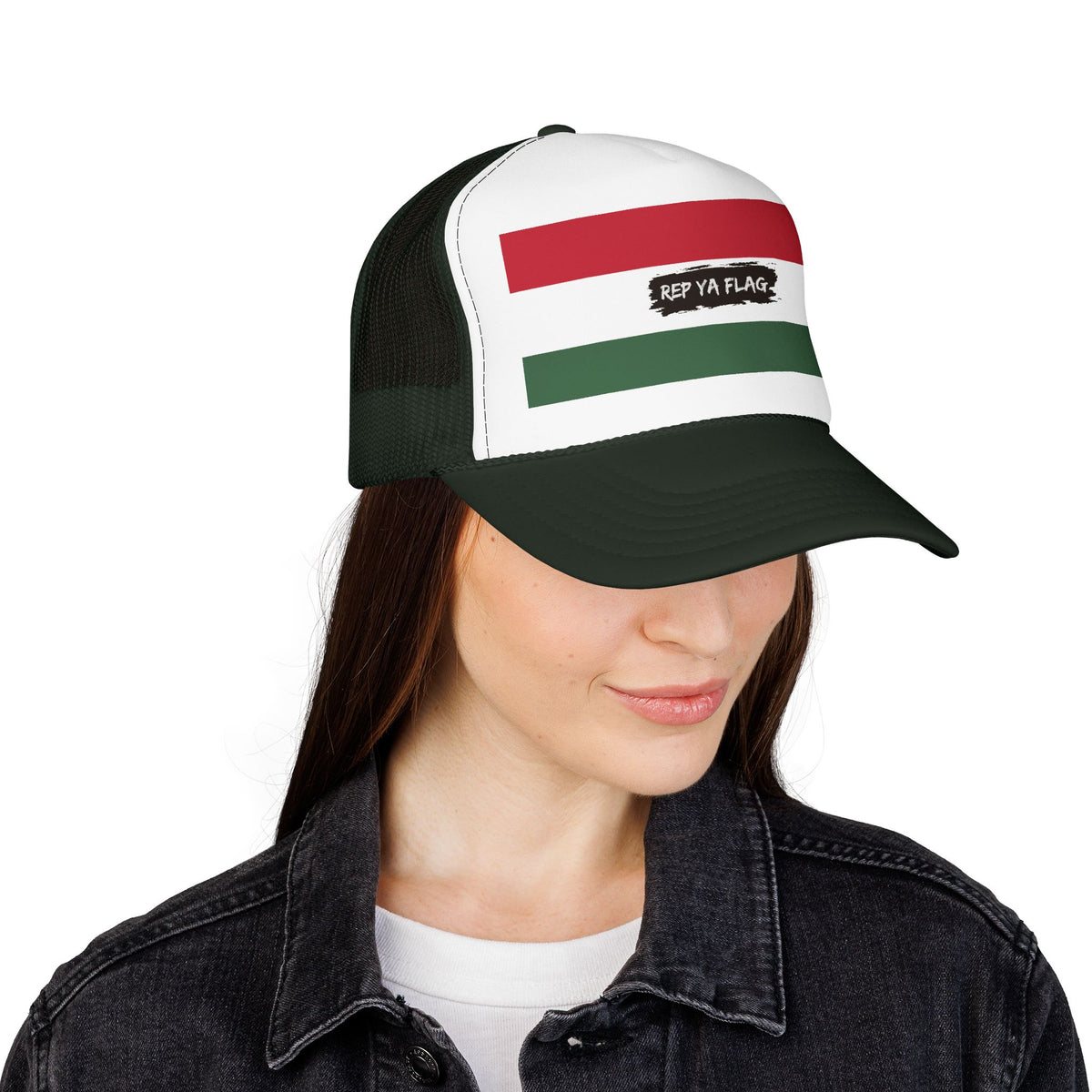 Hungary Flag Foam Trucker Hat | Hungarian Pride Snapback Cap | Rep Ya Flag - Rep Ya Flag