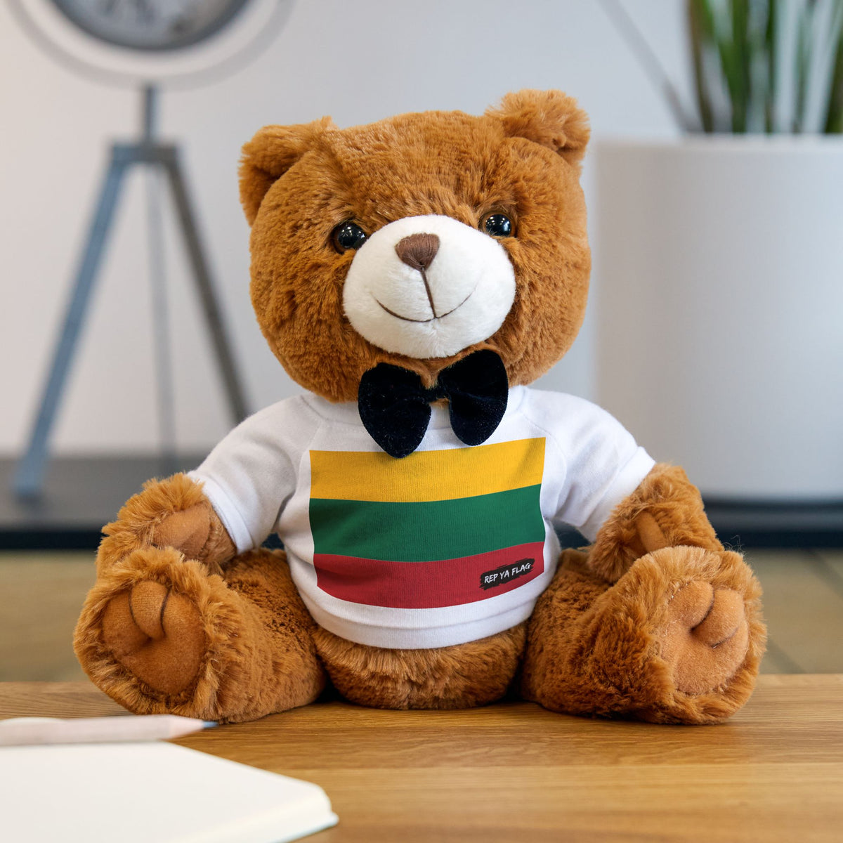 Lithuania Flag Teddy Bear | Lithuanian Heritage Plush Gift | Rep Ya Flag - Rep Ya Flag