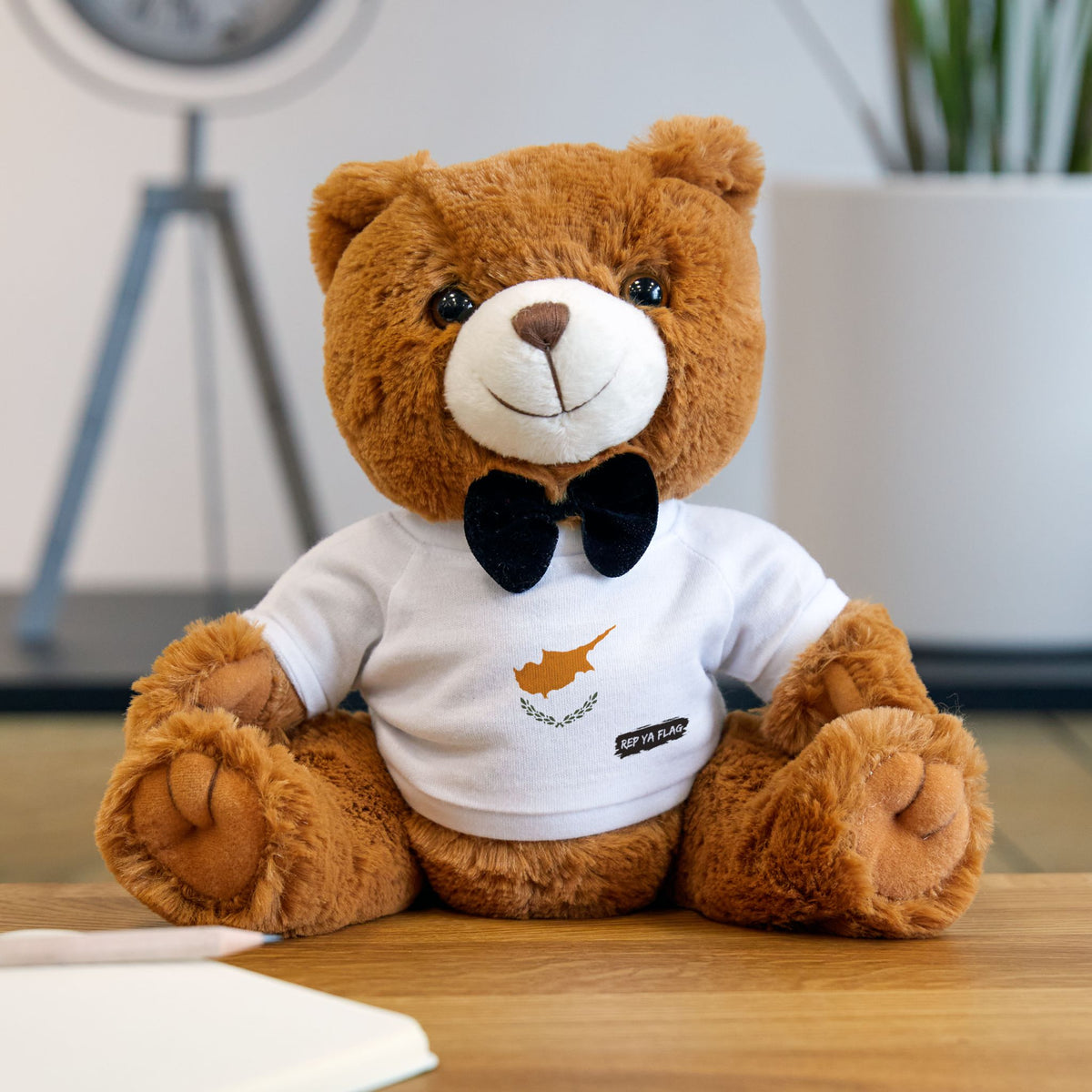 Cyprus Flag Teddy Bear | Cypriot Heritage Plush Gift | Rep Ya Flag - Rep Ya Flag