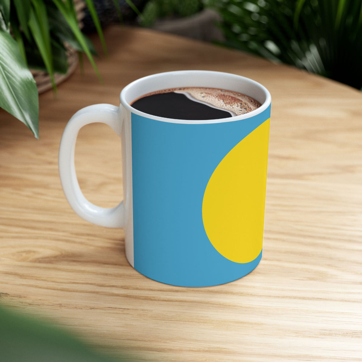 Palau Flag Coffee Tea Mug 11oz 15oz | Rep Ya Flag Ceramic Mug - Rep Ya Flag