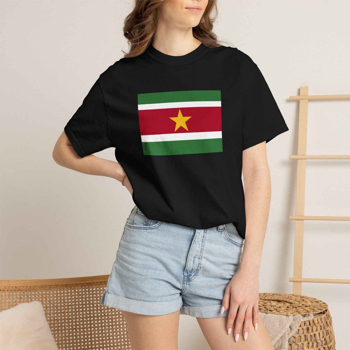 Suriname Flag T Shirt | Surinamese Heritage Shirt S–4XL | Rep Ya Flag