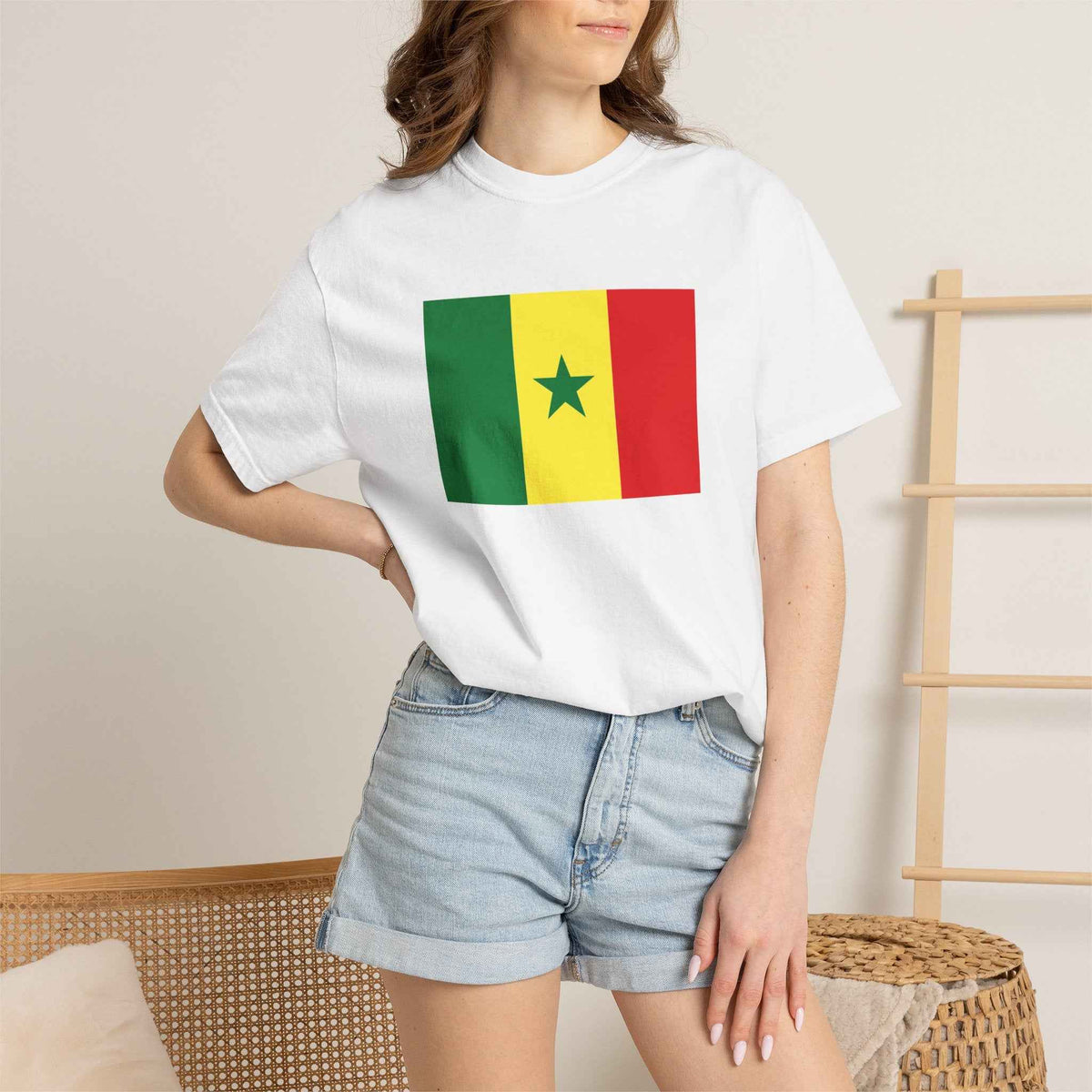 Proudly Wear Your Heritage with the Senegal Flag T Shirt - Sizes S–4XL