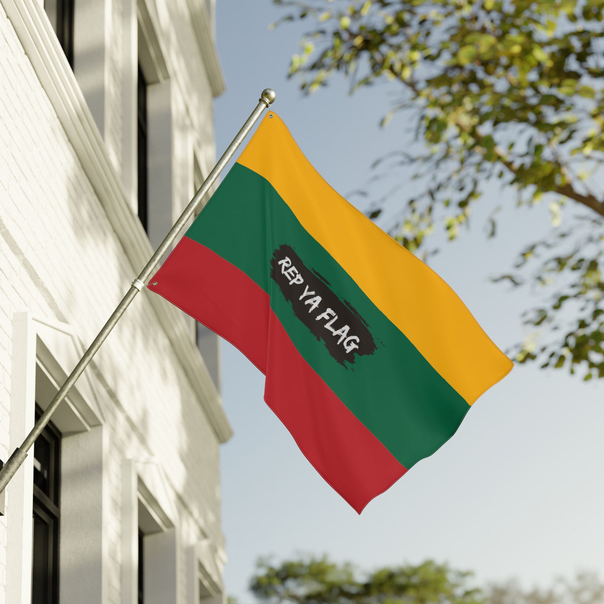 Lithuania Flag Garden Banner | Double Sided Outdoor Flag | Rep Ya Flag - Rep Ya Flag