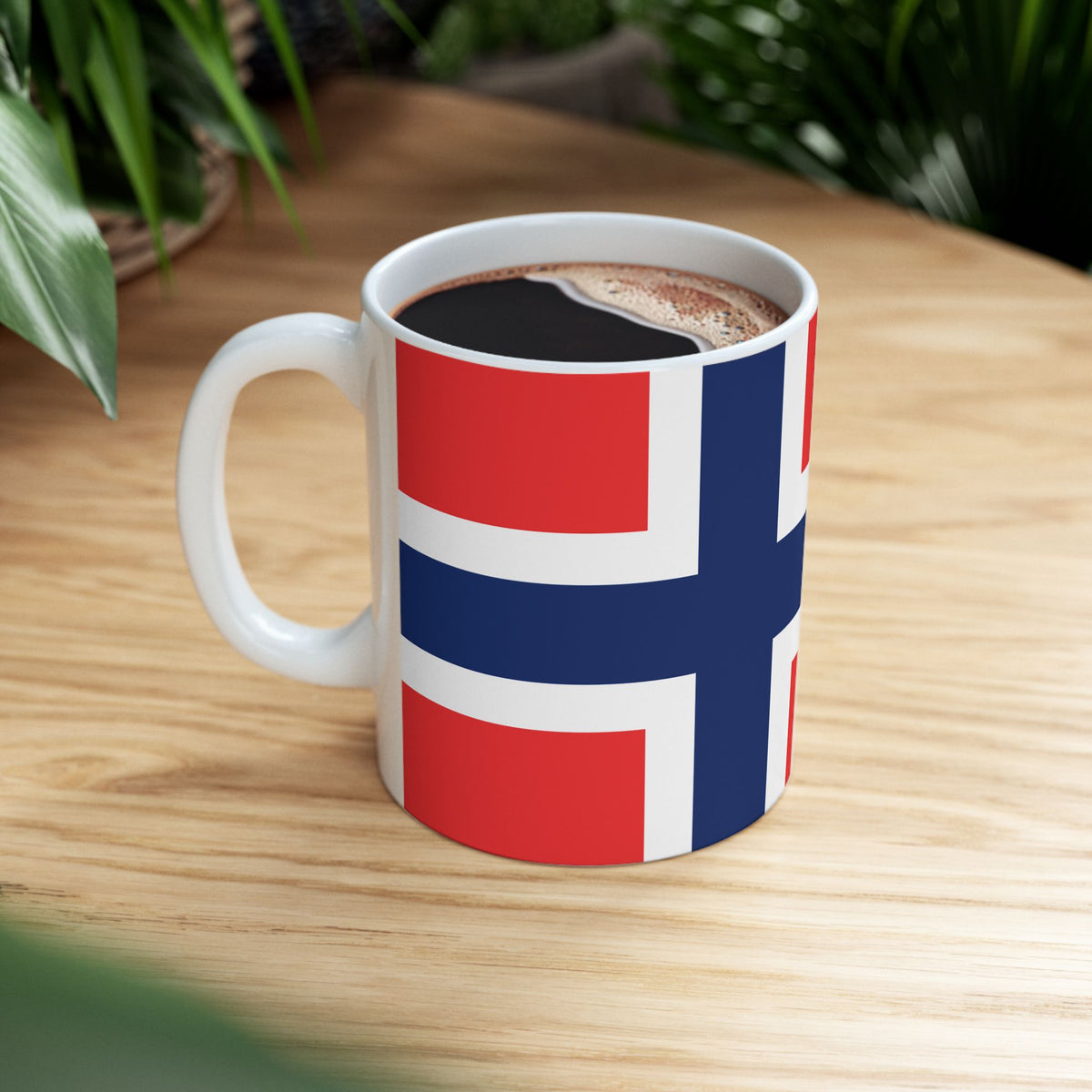 Norway Flag Coffee Tea Mug 11oz 15oz | Rep Ya Flag Ceramic Mug - Rep Ya Flag