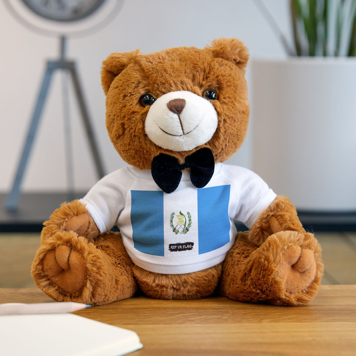 Guatemala Flag Teddy Bear | Guatemalan Heritage Plush Gift | Rep Ya Flag - Rep Ya Flag