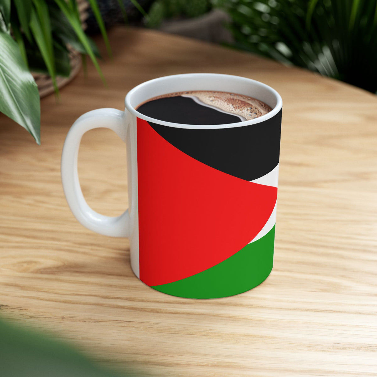 Palestine Flag Coffee Tea Mug 11oz 15oz | Rep Ya Flag Ceramic Mug - Rep Ya Flag