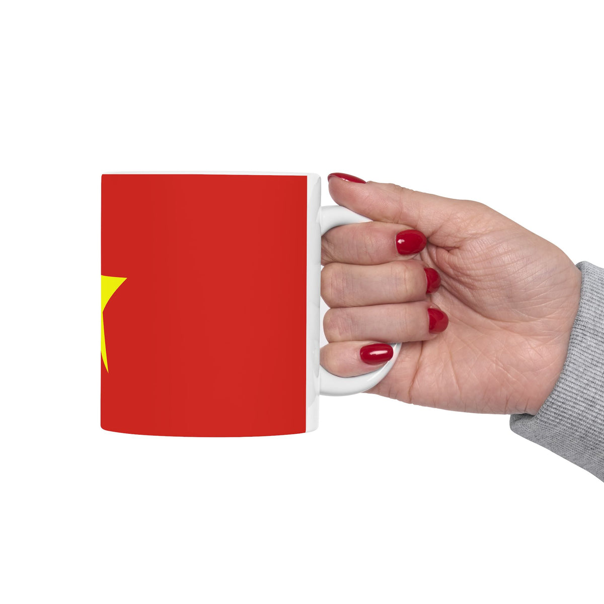 Vietnam Flag Mug – Glossy Ceramic Coffee & Tea Cup 11oz/15oz