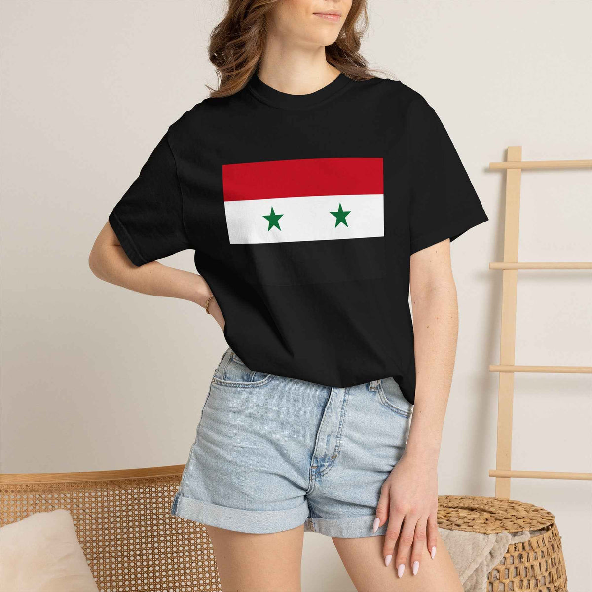 Syria Flag T Shirt | Syrian Heritage Shirt S–4XL | Rep Ya Flag