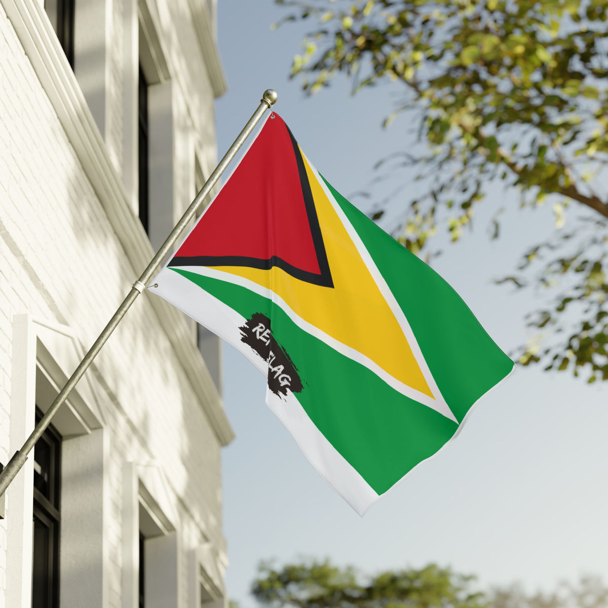 Guyana Flag Garden Banner | Double Sided Outdoor Flag | Rep Ya Flag - Rep Ya Flag