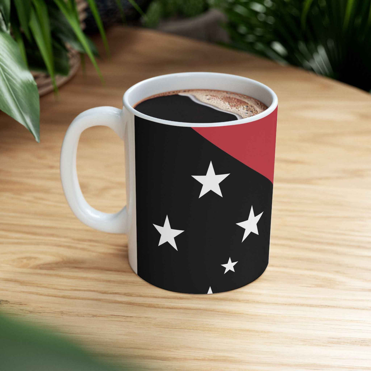 Papua New Guinea Flag Coffee Tea Mug 11oz 15oz | Rep Ya Flag Ceramic Mug