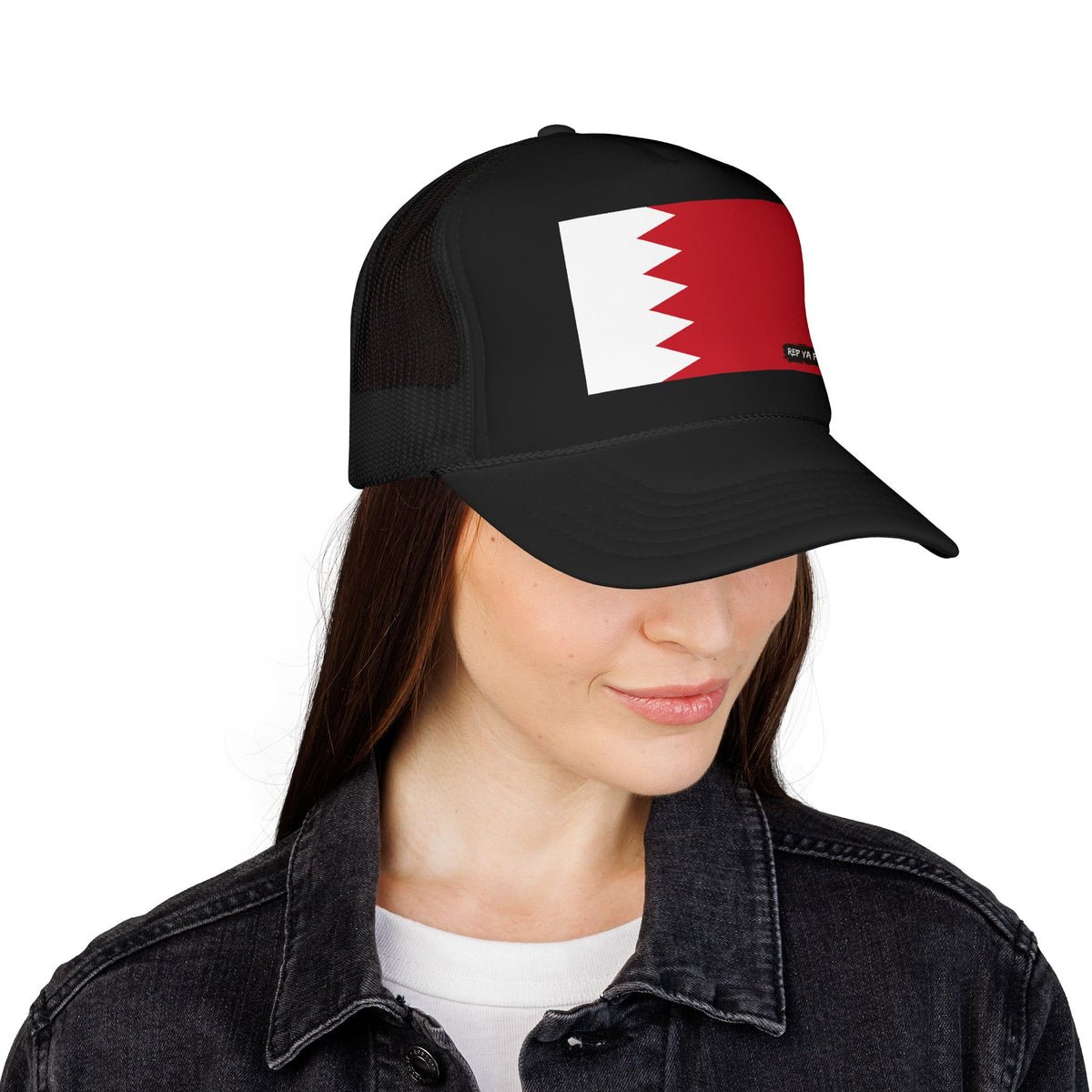 Bahrain Flag Foam Trucker Hat – Bahraini Pride Snapback