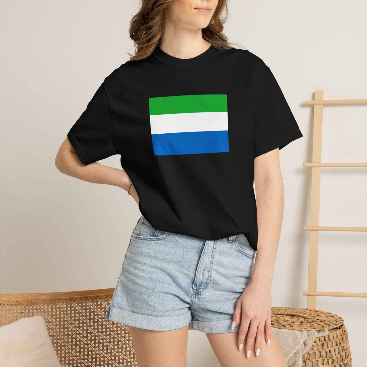 Sierra Leone Flag T Shirt | Seychellois Heritage Shirt S–4XL | Rep Ya Flag