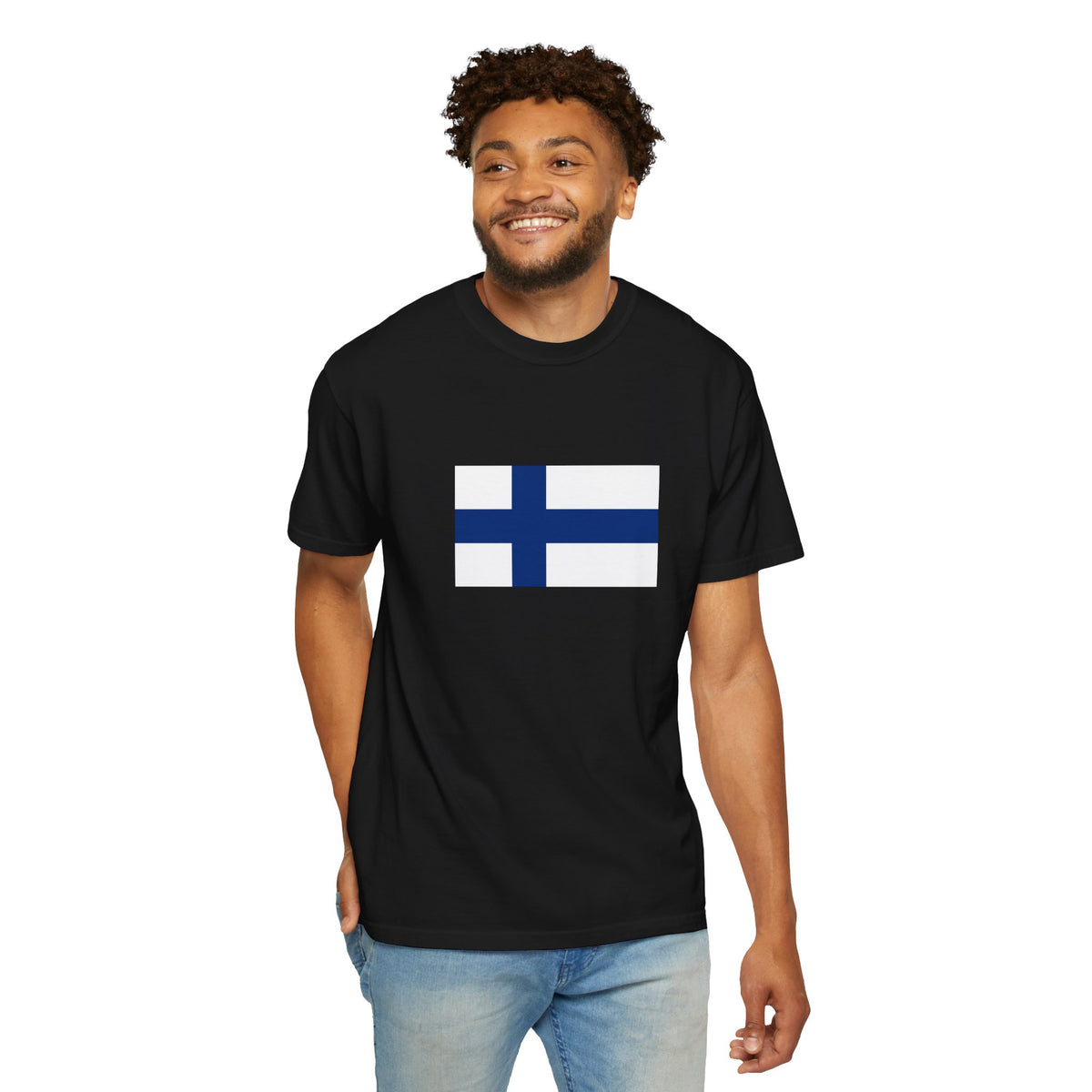 Finland Flag T Shirt | Finnish Heritage Shirt S–4XL | Rep Ya Flag - Rep Ya Flag