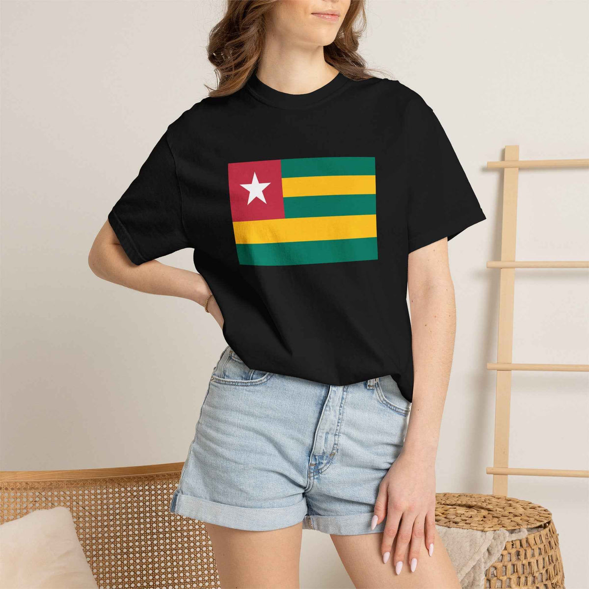 Togo Flag T Shirt | Togolese Heritage Shirt S–4XL | Rep Ya Flag