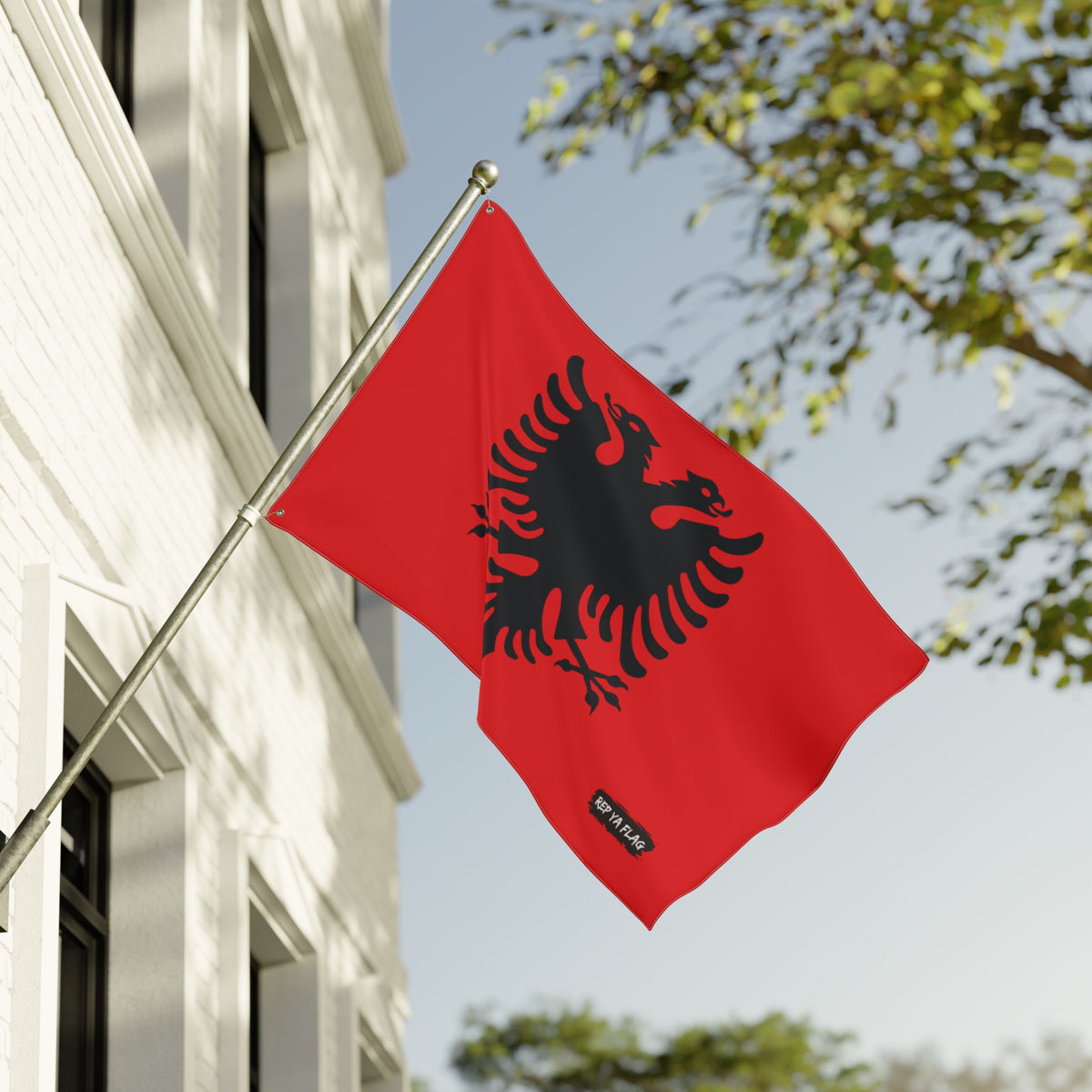 Albania Flag Garden Banner – Double-Sided Outdoor Flag