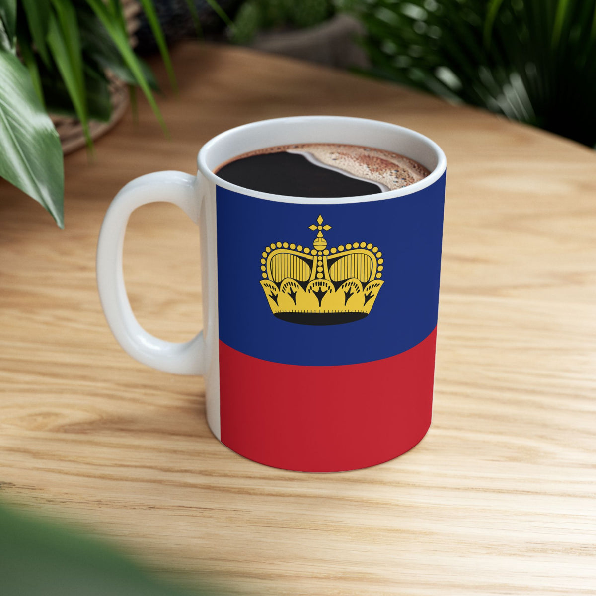 Liechtenstein Flag Coffee Tea Mug 11oz 15oz | Rep Ya Flag Ceramic Mug - Rep Ya Flag
