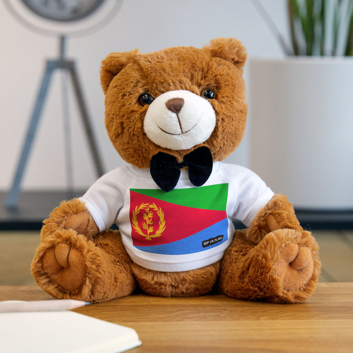 Eritrea Flag Teddy Bear | Eritrean Heritage Plush Gift | Rep Ya Flag - Rep Ya Flag
