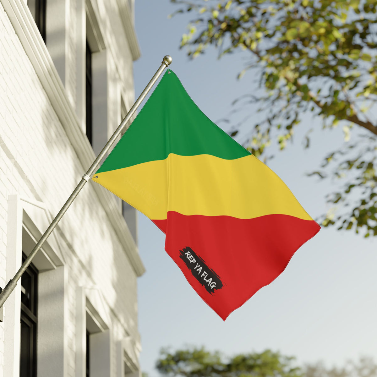 Republic of the Congo Flag Garden Banner | Double Sided Outdoor Flag | Rep Ya Flag - Rep Ya Flag