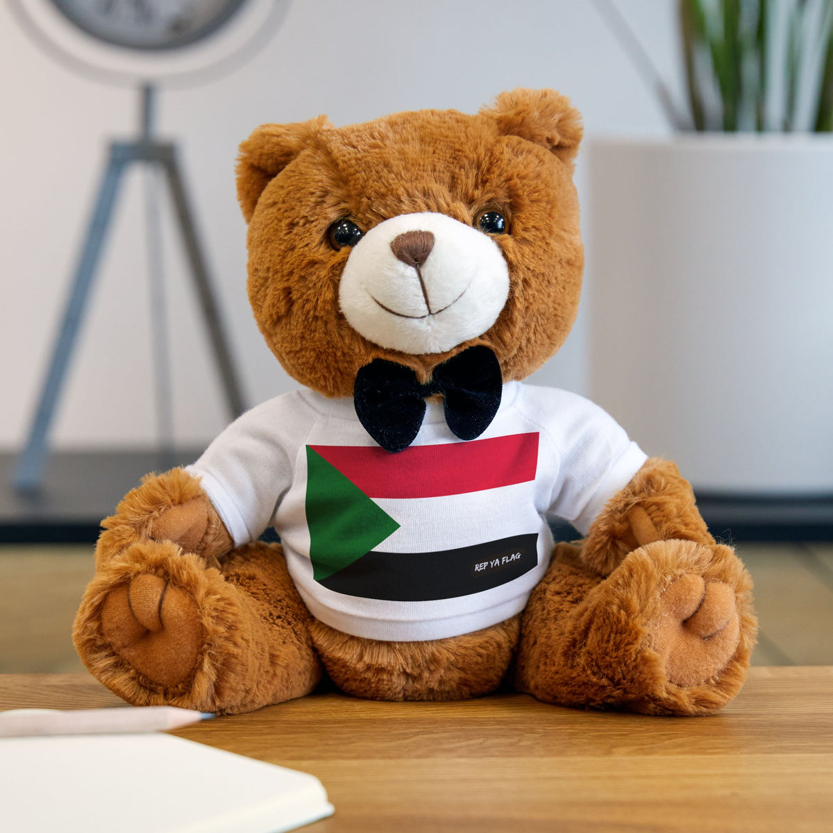 Sudan Flag Teddy Bear Plush – Sudanese Heritage Gift